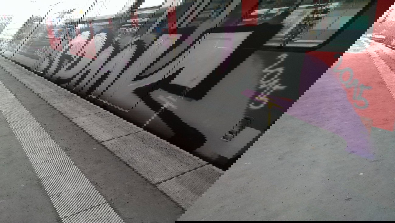 Graffiti Train - Photo by gartenzwerg - spook