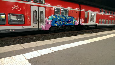 Graffiti Train - Photo by gartenzwerg - BPS