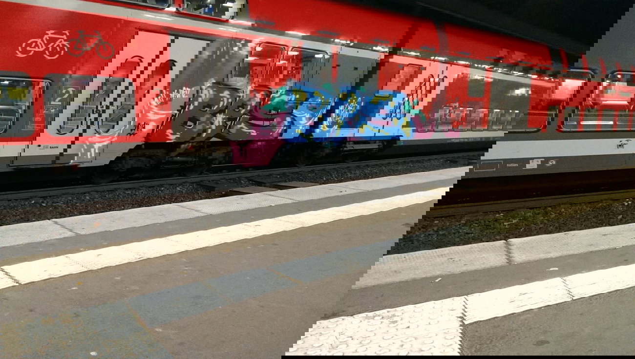 Graffiti Train - Photo by gartenzwerg - BPS
