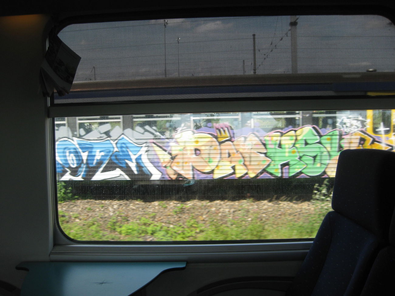 Graffiti Train - Photo by gartenzwerg - Train, France