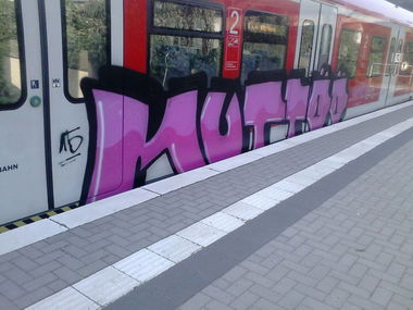 Graffiti Train - Photo by gartenzwerg
