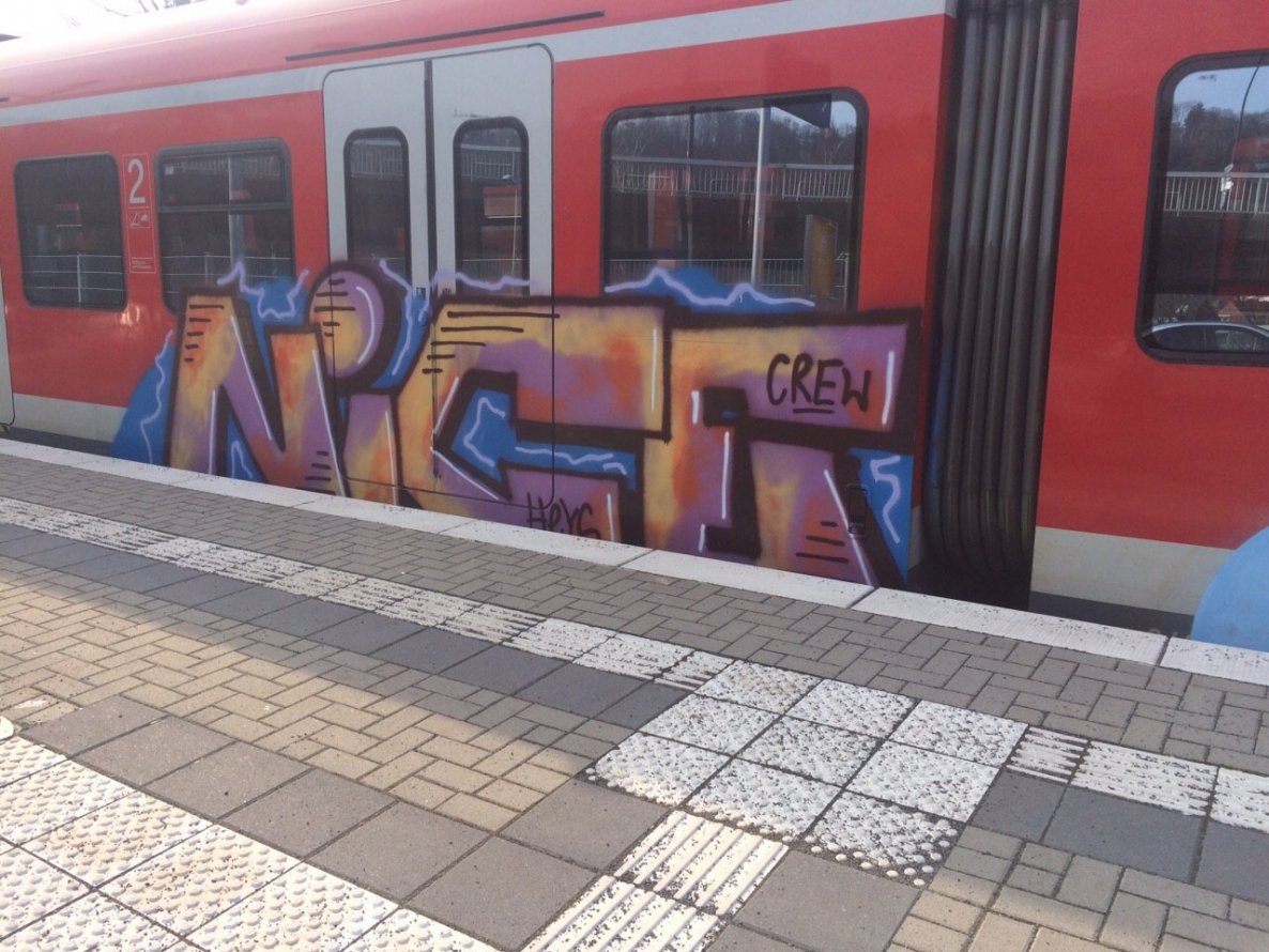 Graffiti Train - Photo by gartenzwerg - nice