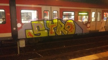 Graffiti Train - Photo by gartenzwerg - Syro, hacf
