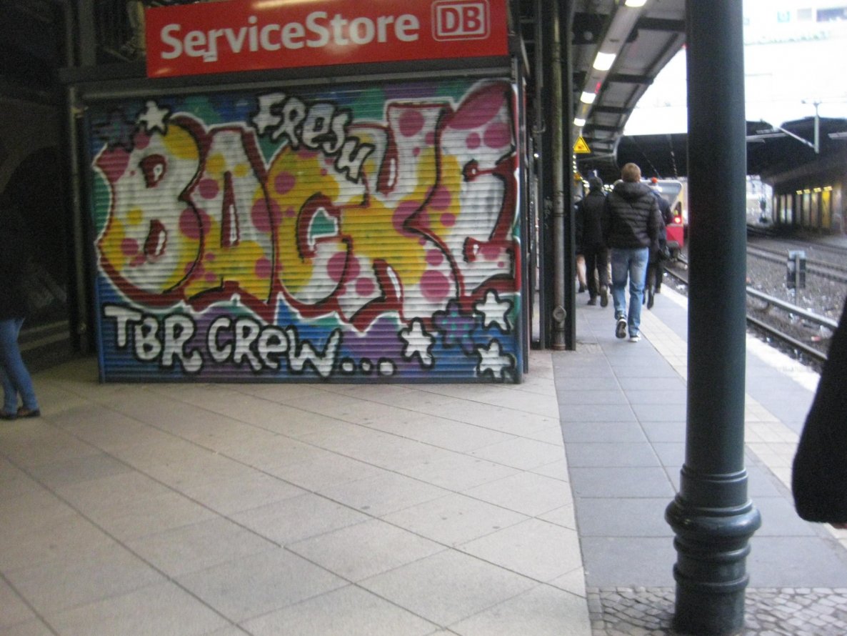 Graffiti Bombing - Photo by gartenzwerg - Backe, Tbr