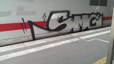 Graffiti Train - Photo by gartenzwerg - smg