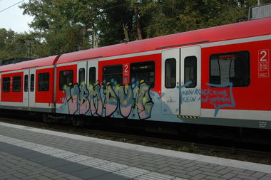 Graffiti Train - Photo by gartenzwerg - VBM, DUC