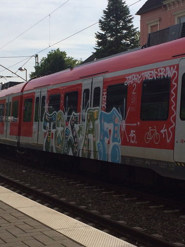 Graffiti Train - Photo by gartenzwerg - towaf