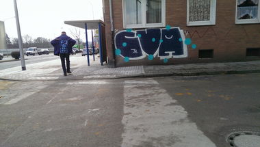 Graffiti Bombing - Photo by gartenzwerg - cva