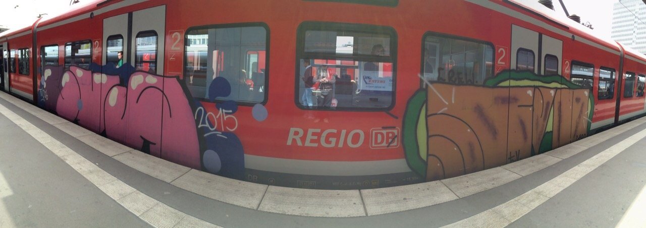 Graffiti Train - Photo by gartenzwerg - cva, cva