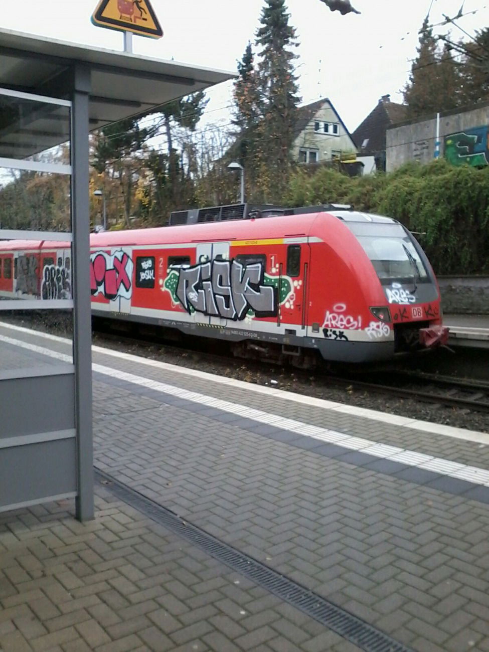 Graffiti Train - Photo by gartenzwerg - risk, s6