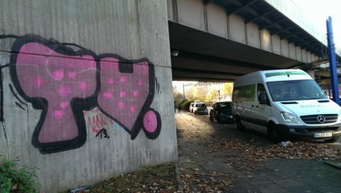 Graffiti Bombing in Essen - Photo by gartenzwerg - tv