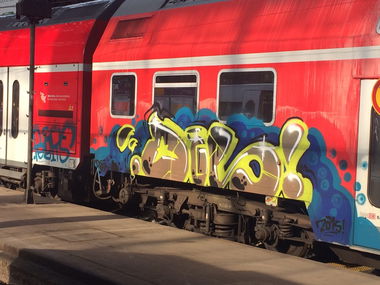 Graffiti Train - Photo by gartenzwerg - dgs