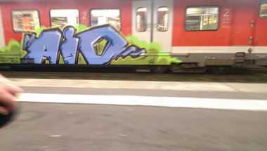 Graffiti Train - Photo by gartenzwerg - aio