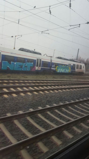 Graffiti Train - Photo by gartenzwerg - nelt, home