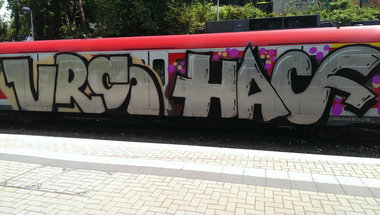 Graffiti Train - Photo by gartenzwerg - vrs, hacf, s6