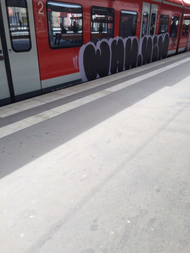 Graffiti Train - Photo by gartenzwerg - wau, usw