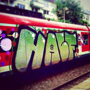 Graffiti Train - Photo by gartenzwerg - hacf (2015)