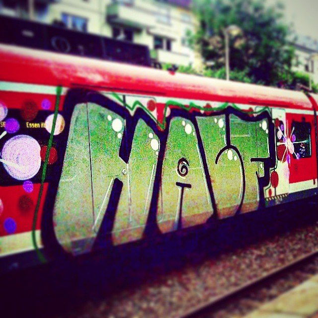 Graffiti Train - Photo by gartenzwerg - hacf (2015)