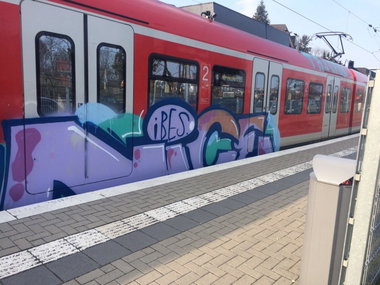 Graffiti Train - Photo by gartenzwerg - nice