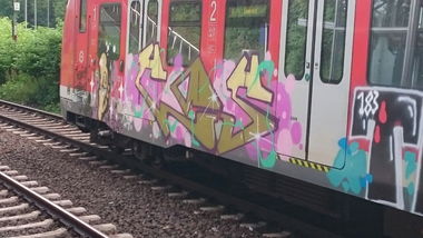 Graffiti Train - Photo by gartenzwerg - cos