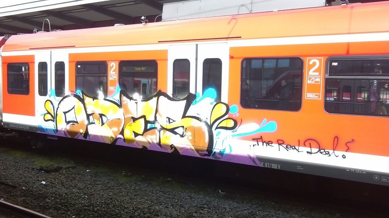 Graffiti Train - Photo by gartenzwerg - odes