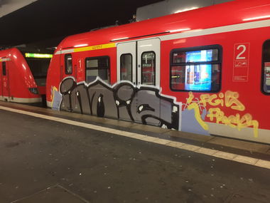 Graffiti Train - Photo by gartenzwerg - indie, frek, fgis