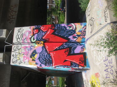 Graffiti Wall - Photo by gartenzwerg - TV, Amsterdam, CVA