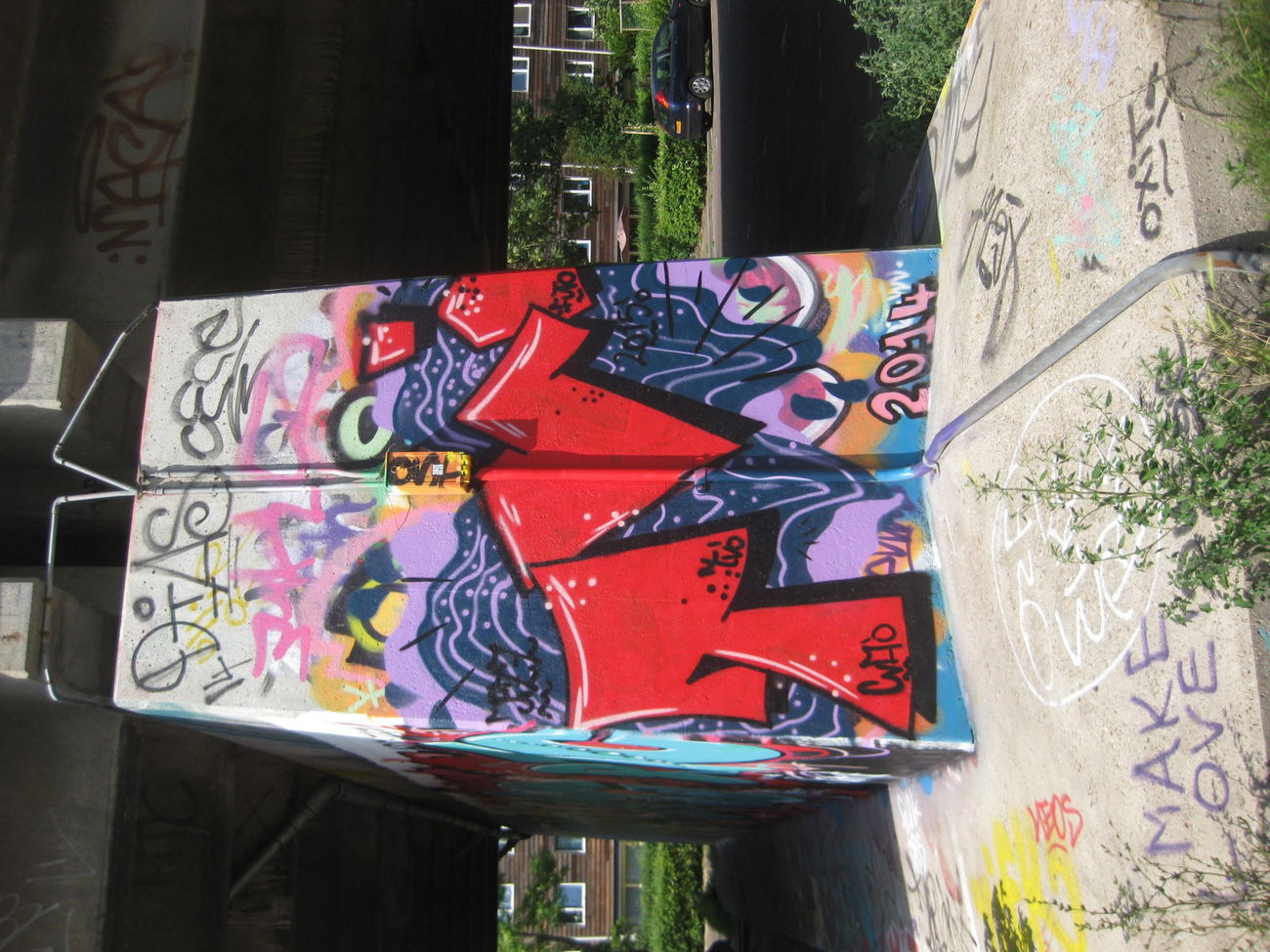 Graffiti Wall - Photo by gartenzwerg - TV, Amsterdam, CVA