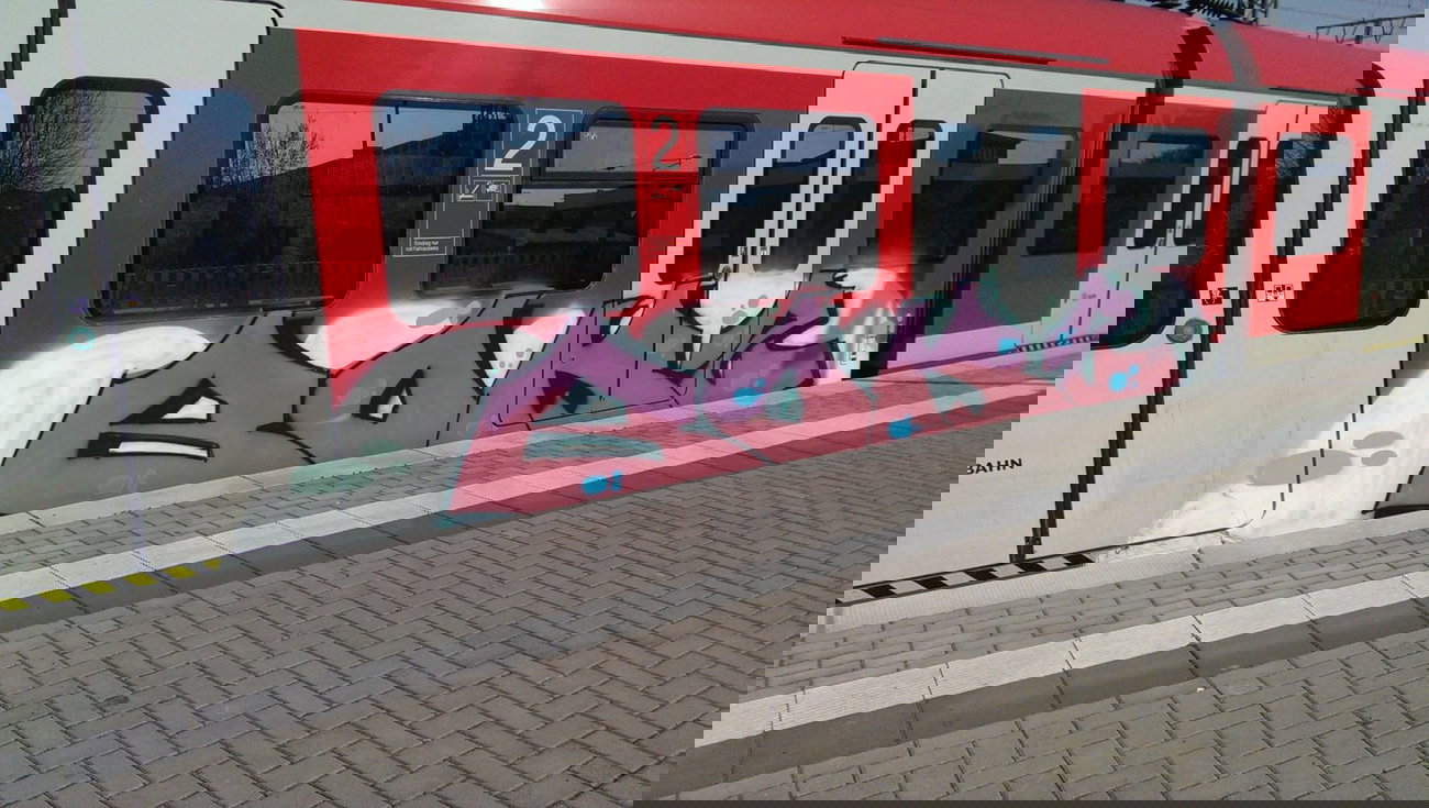 Graffiti Train - Photo by gartenzwerg - bonz