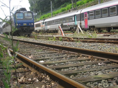 Graffiti Train - Photo by gartenzwerg - Atmo, Bayonne, France
