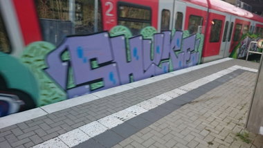 Graffiti Train - Photo by gartenzwerg - shuke