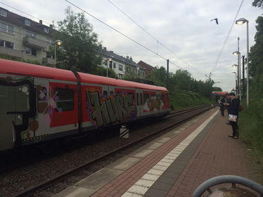 Graffiti Train - Photo by gartenzwerg - hurc (2015)