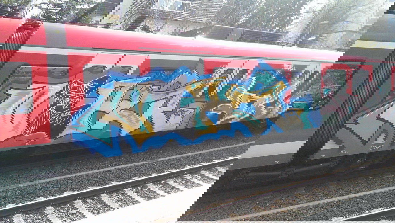 Graffiti Train - Photo by gartenzwerg - viper