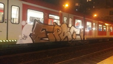 Graffiti Train - Photo by gartenzwerg - Epsc