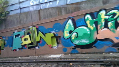 Graffiti Bombing in Essen - Photo by gartenzwerg - fool