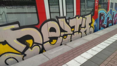 Graffiti Train - Photo by gartenzwerg - dezta
