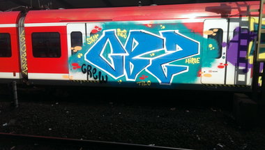 Graffiti Train - Photo by gartenzwerg - cbz