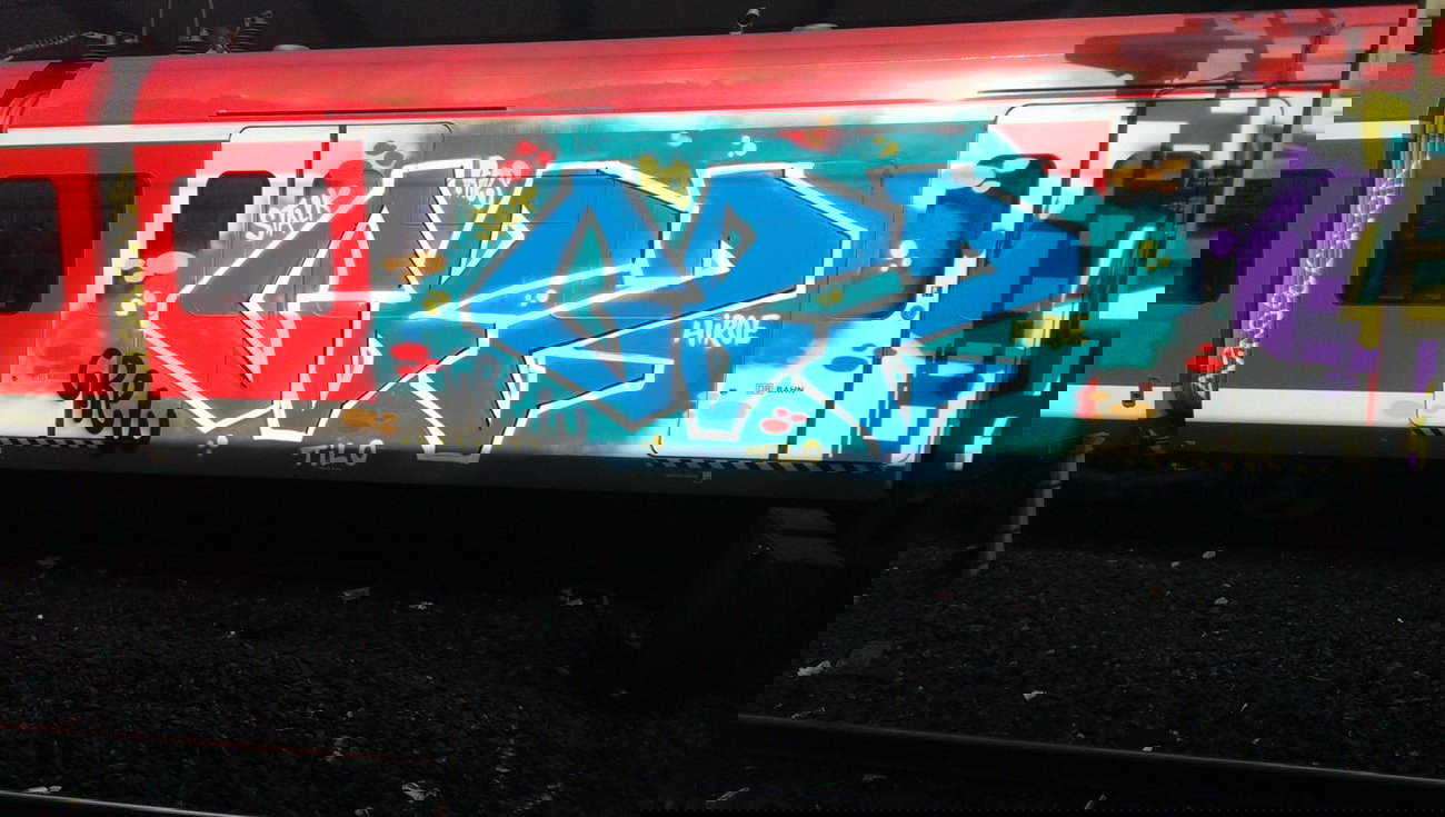 Graffiti Train - Photo by gartenzwerg - cbz