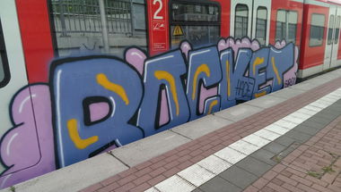 Graffiti Train - Photo by gartenzwerg - rocket