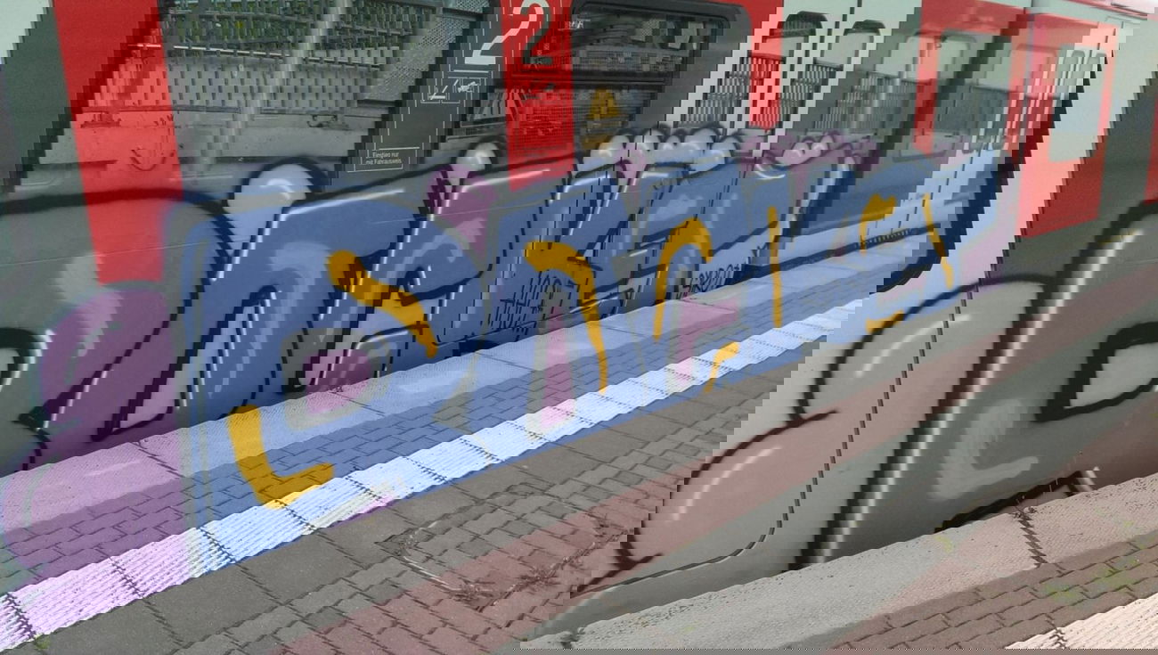 Graffiti Train - Photo by gartenzwerg - rocket