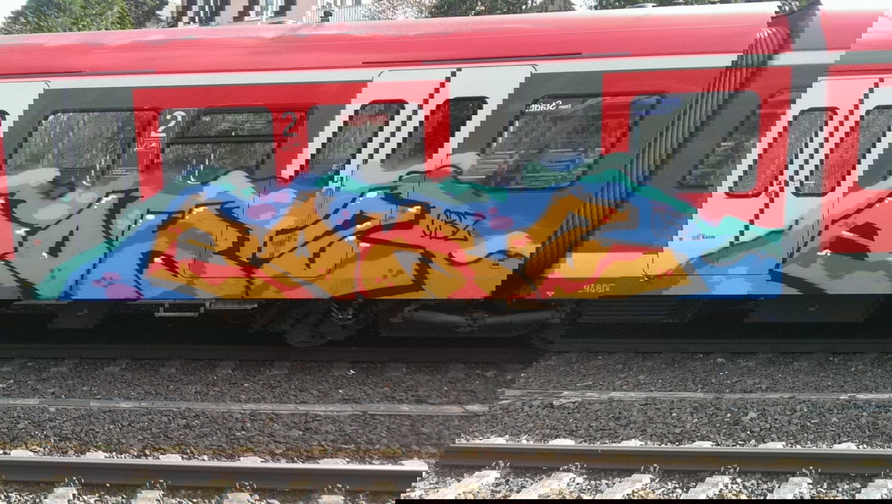 Graffiti Train - Photo by gartenzwerg - bokz, cbz