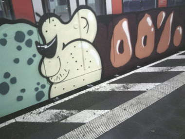 Graffiti Train - Photo by gartenzwerg - 500%