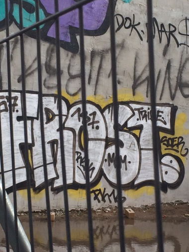 Graffiti Bombing - Photo by gartenzwerg - frost, 187, rsk