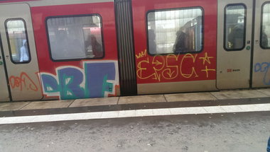 Graffiti Train - Photo by gartenzwerg - dbf, epsc