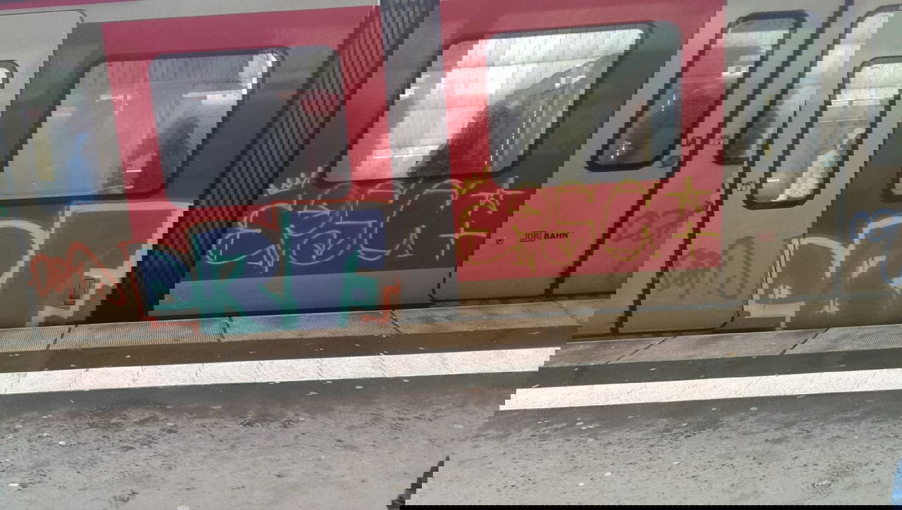 Graffiti Train - Photo by gartenzwerg - dbf, epsc