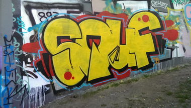 Graffiti Bombing - Photo by gartenzwerg - SQUF