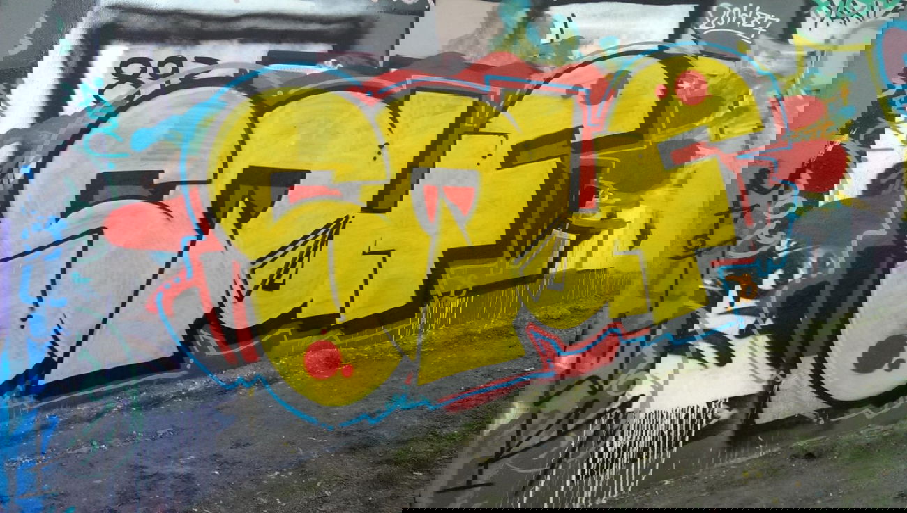 Graffiti Bombing - Photo by gartenzwerg - SQUF