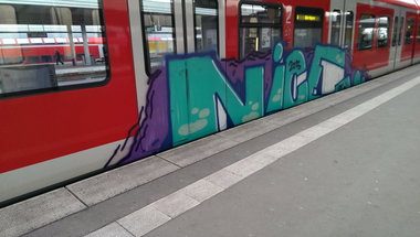 Graffiti Train - Photo by gartenzwerg - nice