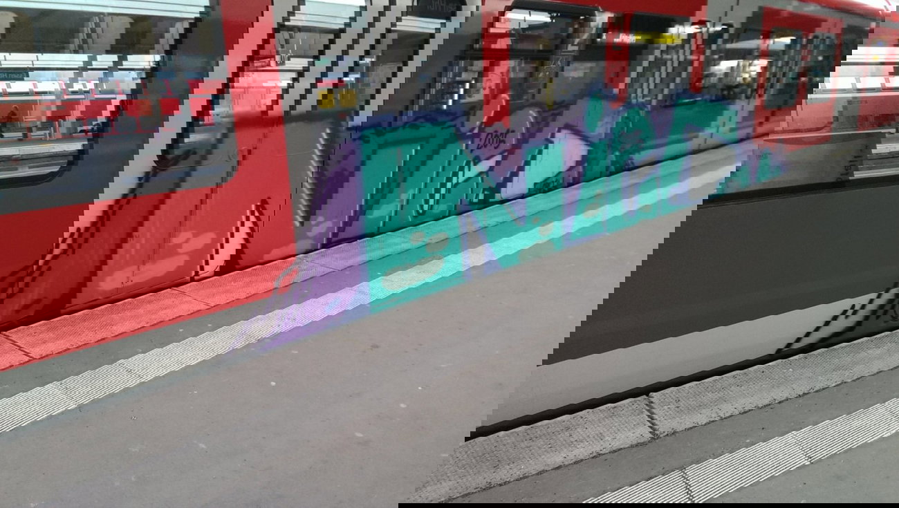 Graffiti Train - Photo by gartenzwerg - nice