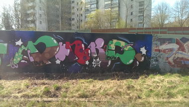Graffiti Bombing - Photo by gartenzwerg - punk, D